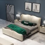 Seraphine Upholstered Leather King Size Bedframe