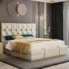 Serenity Upholstered Velvet King Size Bedframe - Image 3