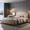 Sovereign Upholstered Leather King Size Bedframe