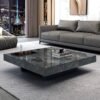 1M Timeless Solid Marble Stone Coffee Table - Image 7