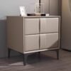 Travis Leather Nightstand - Image 6