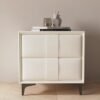 Travis Leather Nightstand - Image 5