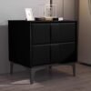 Travis Leather Nightstand - Image 7