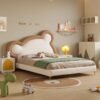 Bear Upholstered Leather Queen Bedframe