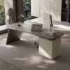1.8M Berlin Marble Office Desk - Image 4