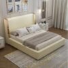 Selena Upholstered Luxury Leather King Size Bedframe - Image 3