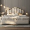 Allure Upholstered Leather King Size Bedframe