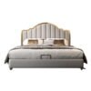 Allure Upholstered Leather King Size Bedframe - Image 11