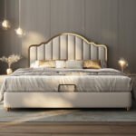 Allure Upholstered Leather King Size Bedframe