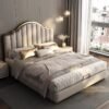 Allure Upholstered Leather King Size Bedframe - Image 7