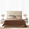 ARVA Upholstered Leather King Bedframe
