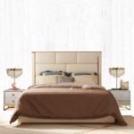ARVA Upholstered Leather King Bedframe