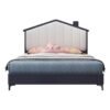 Aussie Upholstered Leather Queen Bedframe - Image 5