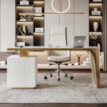 1.8M Austin Marble Office Desk