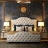 Bellamy Upholstered Luxury Leather King Size Bedframe