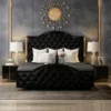 Bellamy Upholstered Luxury Leather King Size Bedframe - Image 5