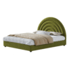 Bonita Upholstered Velvet Queen Bedframe - Image 10