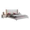 Camilla Upholstered Luxury Leather King Size Bedframe - Image 9