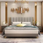 Camilla Upholstered Luxury Leather King Size Bedframe