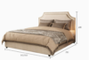 Daphne Upholstered Luxury Velvet King Size Bedframe - Image 5