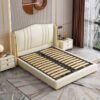 Grace Upholstered Luxury Leather King Size Bedframe - Image 4