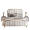 Tiffany Upholstered Leather King Bedframe - Image 5