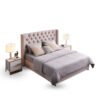 Lindsay Upholstered Luxury Velvet King Size Bedframe - Image 7