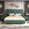 Madelyn Upholstered Luxury Leather King Size Bedframe