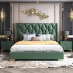 Madelyn Upholstered Luxury Leather King Size Bedframe
