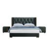 Madelyn Upholstered Luxury Leather King Size Bedframe - Image 7