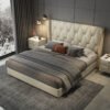 Madelyn Upholstered Luxury Leather King Size Bedframe