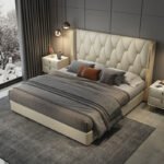 Madelyn Upholstered Luxury Leather King Size Bedframe