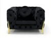 MOROCCO Living Suite Upholstered Velvet Sofa Set - Image 7