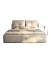 Moscow Upholstered Leather King Size Bedframe - Image 11