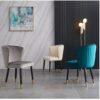 Noah Velvet Dining Chair - Image 4