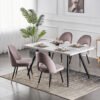 Omega Velvet Dining Chair - Image 6