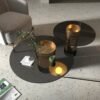 Prague Tempered Glass Coffee Table Set - Image 4