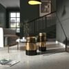 Prague Tempered Glass Coffee Table Set - Image 3
