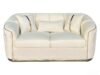 SAUDI Living Suite Upholstered Velvet Sofa Set - Cream - Image 6