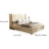 Lioness Upholstered Luxury Leather King Size Bedframe - Image 14