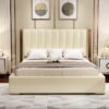 Lioness Upholstered Luxury Leather King Size Bedframe - Image 3