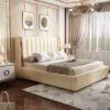 Lioness Upholstered Luxury Leather King Size Bedframe - Image 2