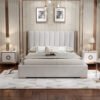Lioness Upholstered Luxury Leather King Size Bedframe - Image 10