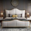 Slovakia Upholstered Leather King Size Bedframe