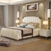 Celine Upholstered Luxury Leather King Size Bedframe