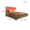 SOVIA Upholstered Leather King Bedframe - Image 5