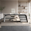 1.8M Stark Marble Office Desk - Image 2