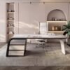 1.8M Stark Marble Office Desk - Image 5