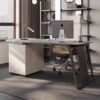 1.8M Stockholm Marble Office Desk - Image 4