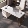 1.8M Stockholm Marble Office Desk - Image 5